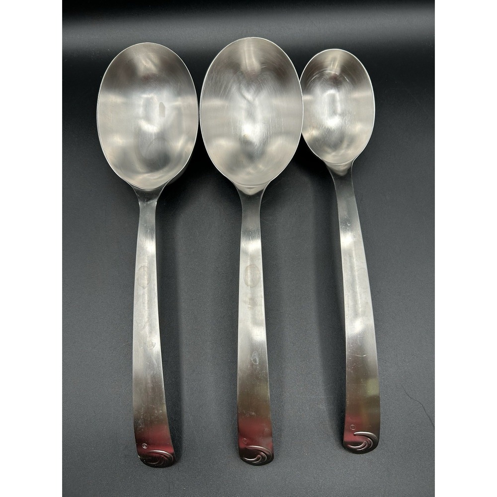 Lot Of 3 Weight Watchers 18/8 Stainless Steel Measuring Serving Spoons